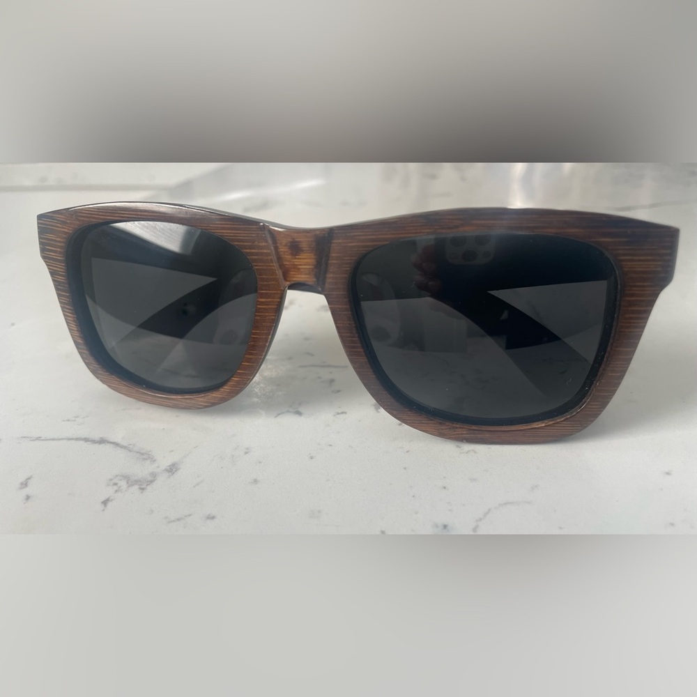 Walnut Wood Wayfarer Sunglasses Brown Unisex Retro Eco Friendly